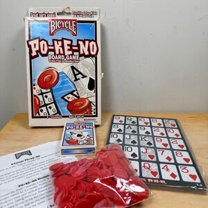 Bicycle PO-KE-NO Board Game Pokeno Po Ke No NEW Open Box Sealed Contents Party